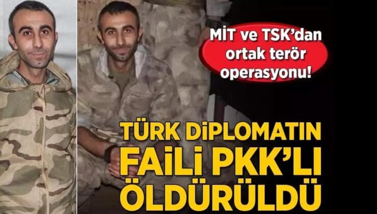 Türk Diplomat Osman Köse’yi Şehit Eden PKK/KCK’lı Terörist Renas Derik Kod Cemil Akar, MİT ve TSK Ortak Hava Harekâtında Etkisiz Hale Getirildi