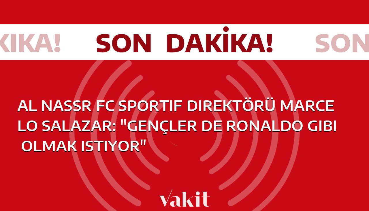 Al Nassr FC Sportif Direktörü Marcelo Salazar: “Gençler de Ronaldo gibi olmak istiyor” –> Gençler, Al Nassr FC Sportif Direktörü Marcelo Salazar’ın verdiği bilgiye göre, Ronaldo gibi olmanın hayalini kuruyor