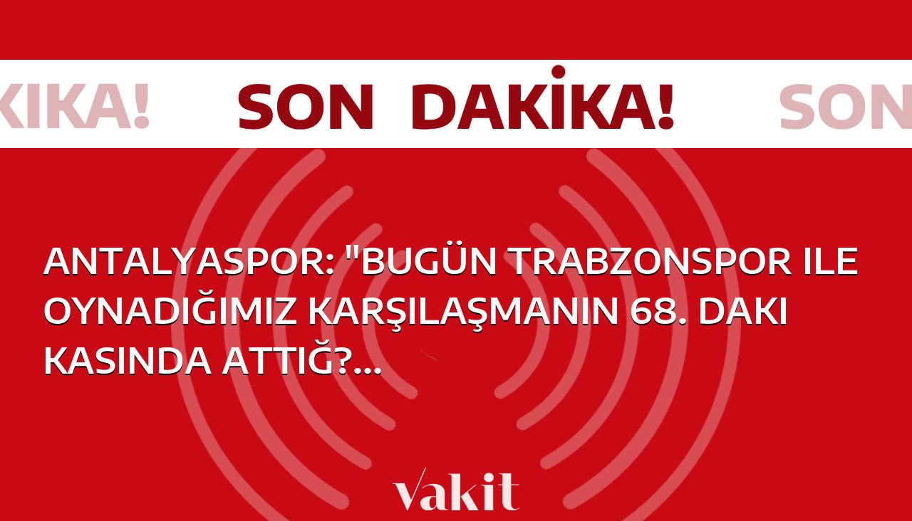 Antalyaspor: “Bugün Trabzonspor ile oynadığımız karşılaşmanın 68. dakikasında attığı golden sonra bileğindeki yazıyı paylaşarak ülkemizin milli değerlerine aykırı hareket ettiği görülen Sagiv Jehezkel’in yönetim kurulu kararı ile kadro dışı bırakılmasına karar verilmiştir.”