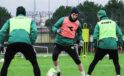 Bursaspor, taktik çalışma yaparak hazırlandı.