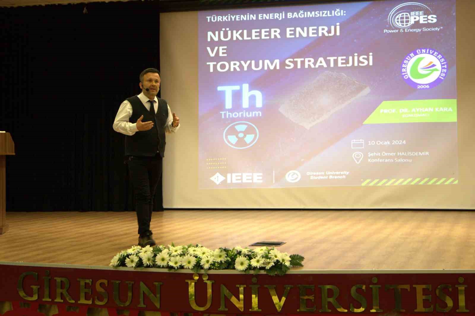 Prof. Dr. Ayhan Kara: Türkiye’nin enerji ihtiyacı için toryum umut verici bir çözüm olabilir