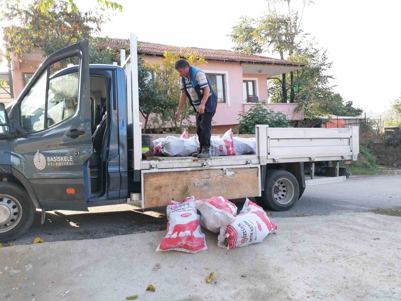 Budanan ağaçlar ihtiyaç sahiplerine yakacak olarak kullanılıyor.