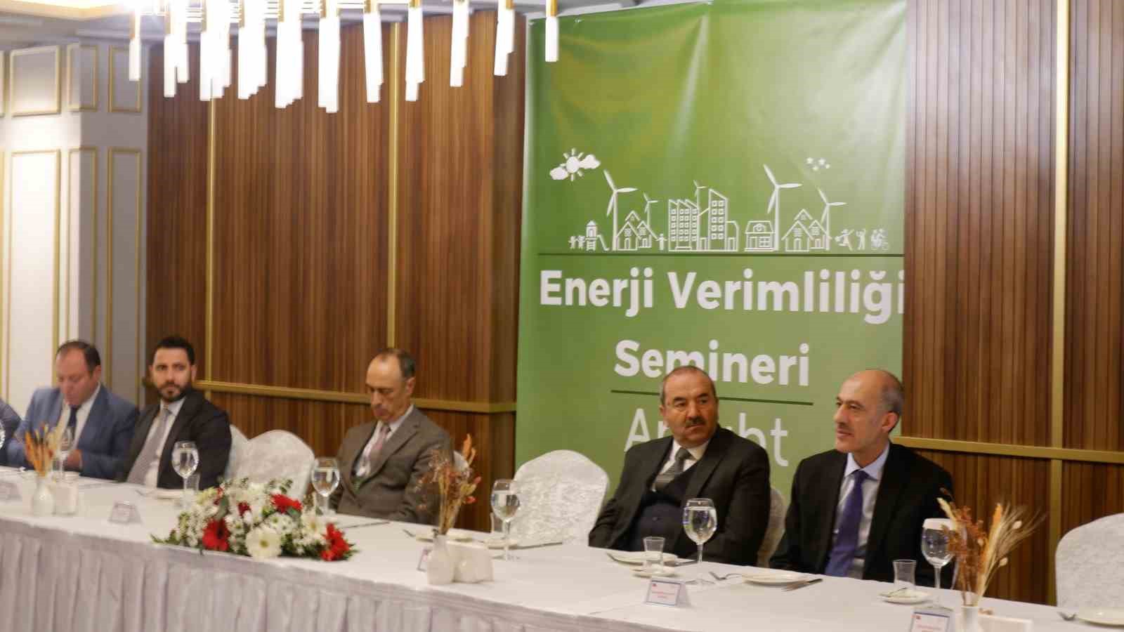Erzurum’da enerji tasarrufu üzerine toplantı yapıldı
