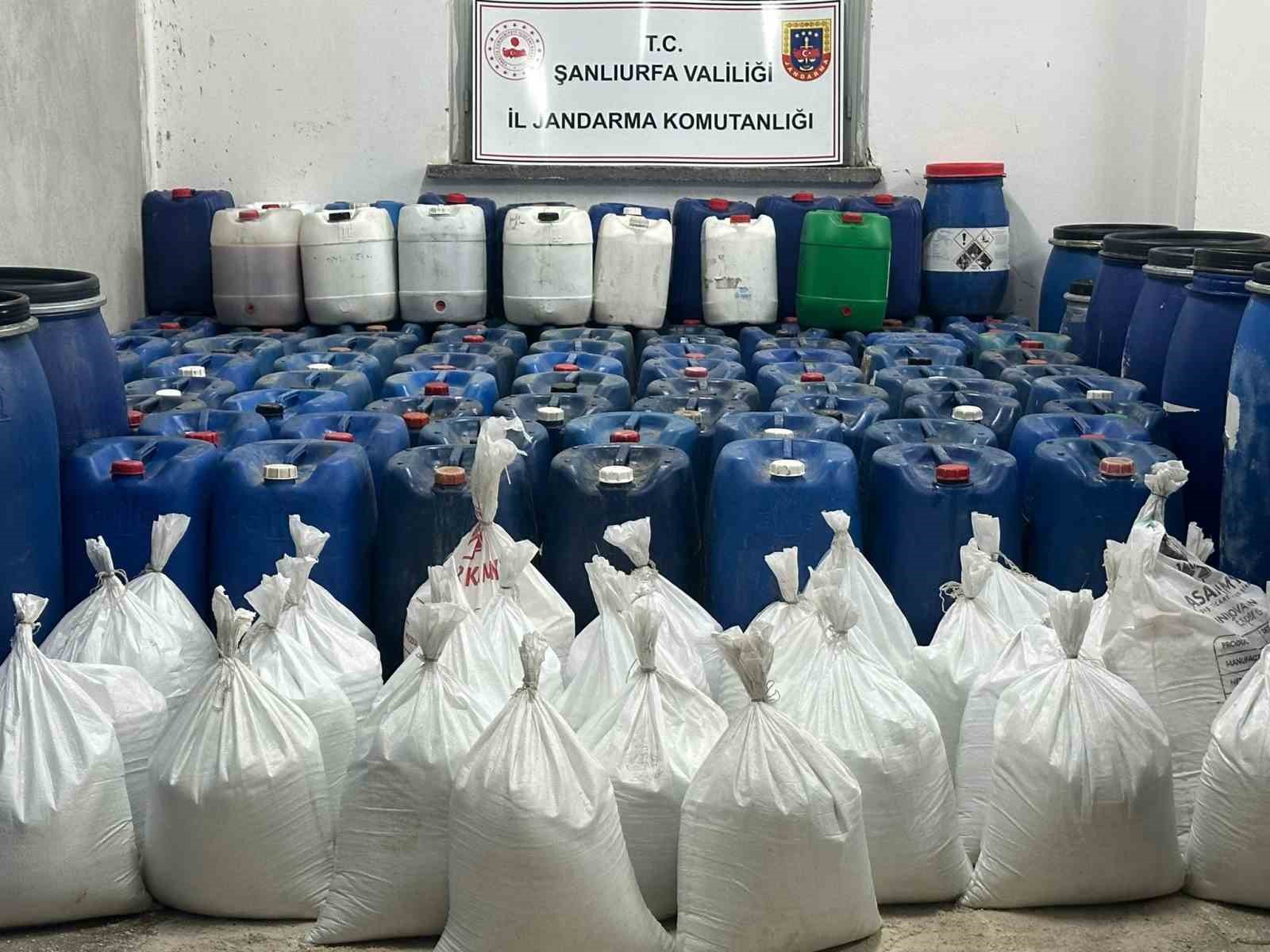 Şanlıurfa’da 7 ton 800 kilo sahte deterjan yakalandı!