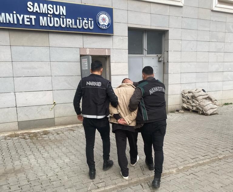 Samsun’da yakalanan uyuşturucu taciri, kesinleşmiş hapis cezasıyla karşı karşıya kaldı