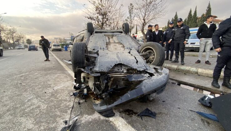 Yayaya çarpmamak için hareket yapan araç takla attı: 1 kişi hayatını kaybetti, 2 kişi yaralandı.