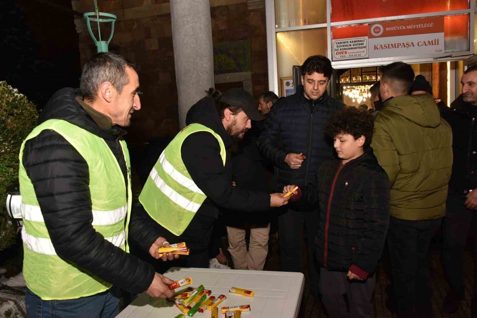 Regaip Kandili’nde tatlı sürpriz Bozüyük Belediyesi’nden