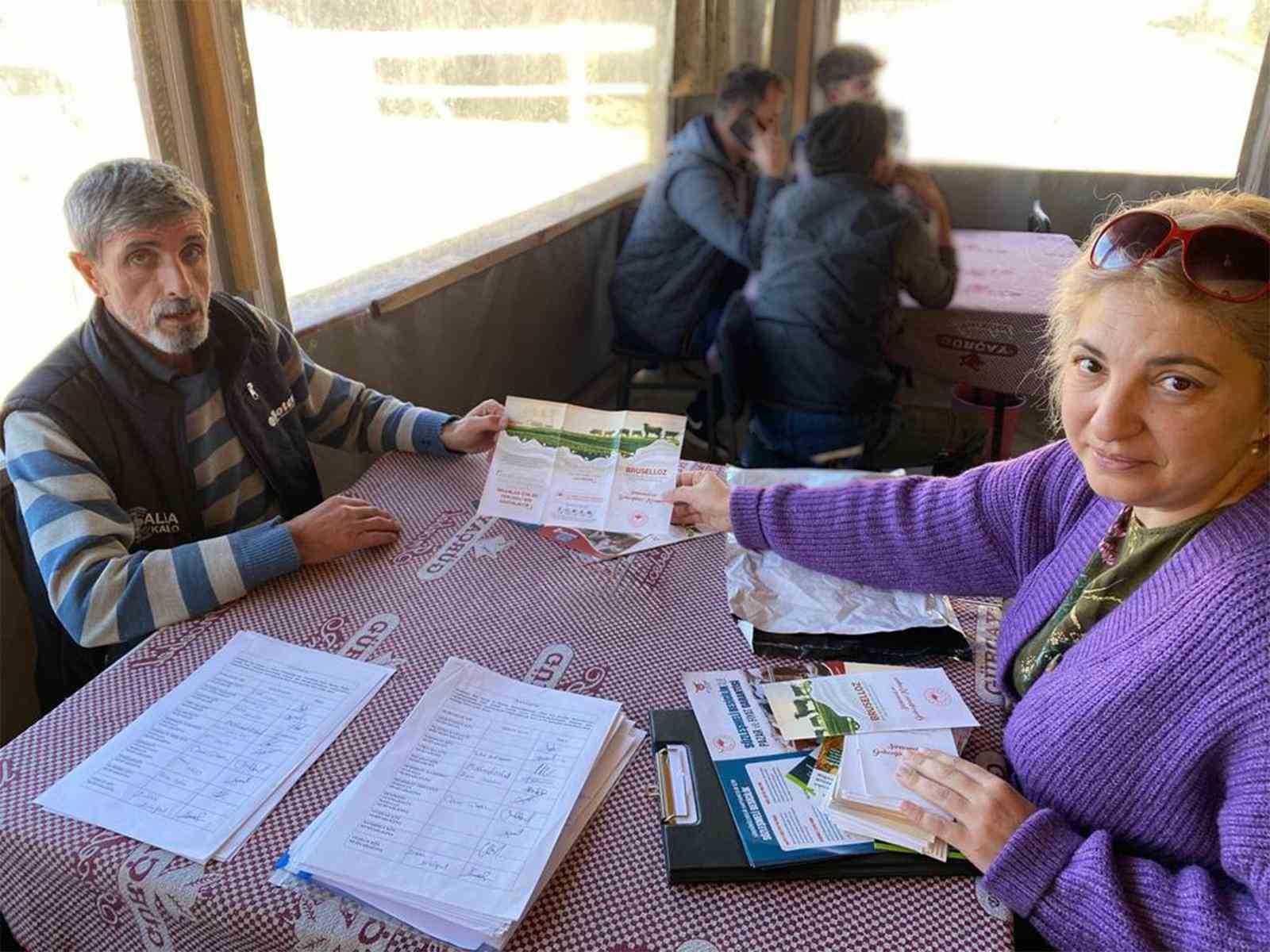 Kırklareli’nde besiciler, Bruselloz hastalığı hakkında bilgilendirildi