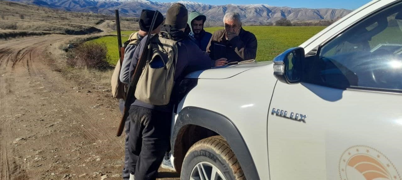 Yasa dışı avlanan bir kişiye Elazığ’da idari işlem uygulandı