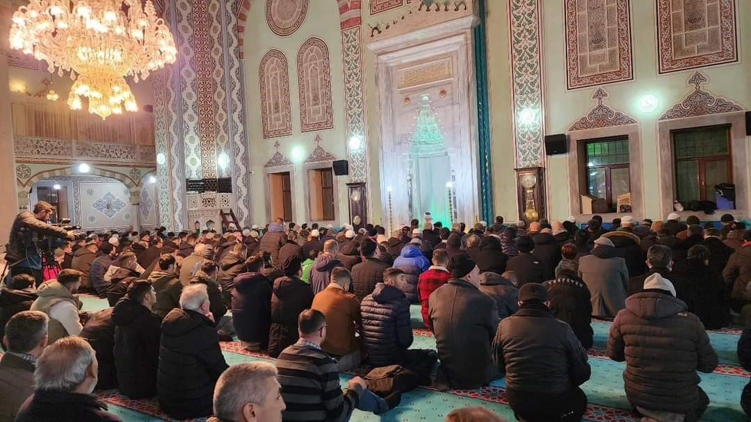 Regaip Kandili’nin heyecanı Reşadiye Camii’nde yaşandı
