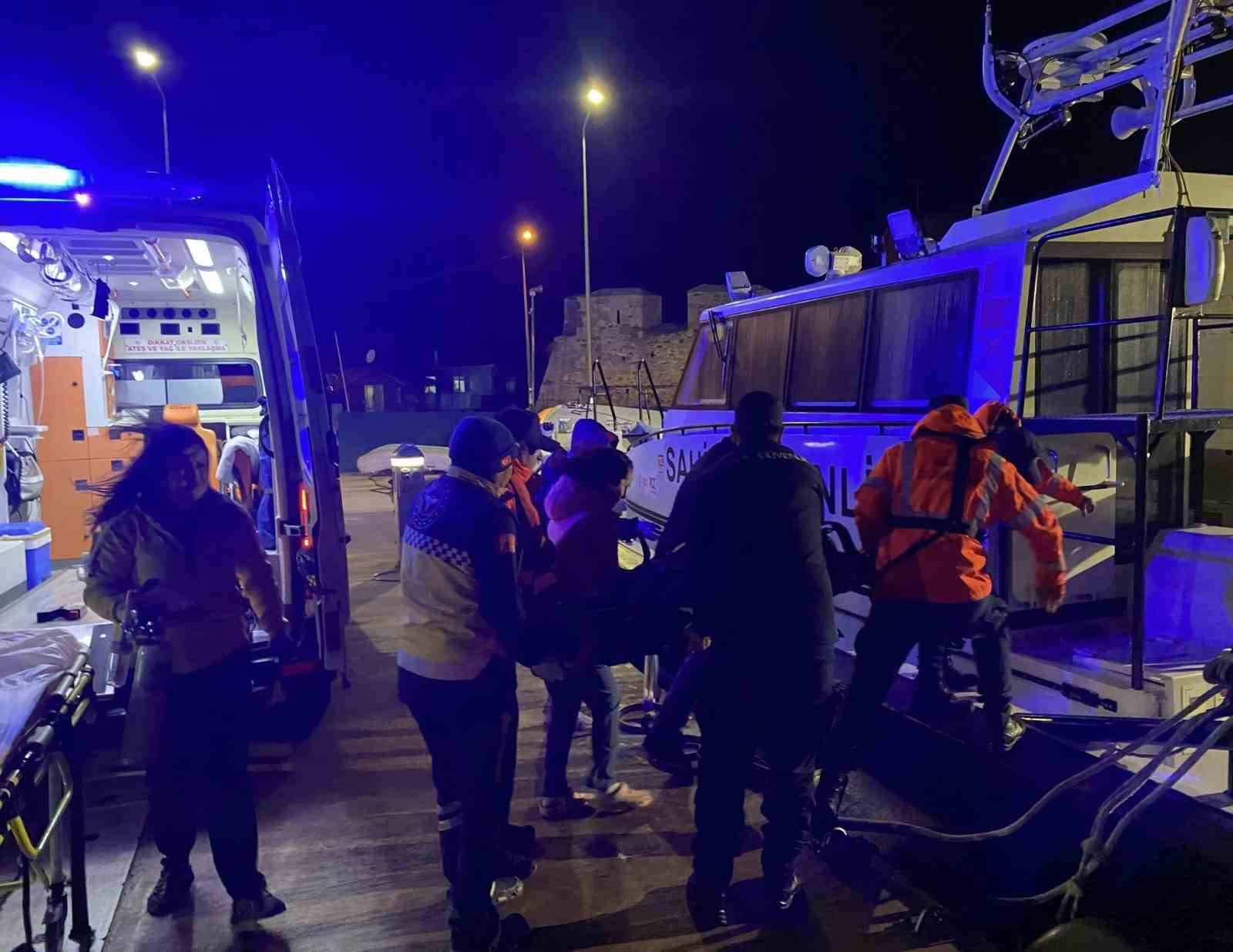 Bozcaada ve Gökçeada’ya sağlık sorunu nedeniyle tahliye edilen 2 kişi