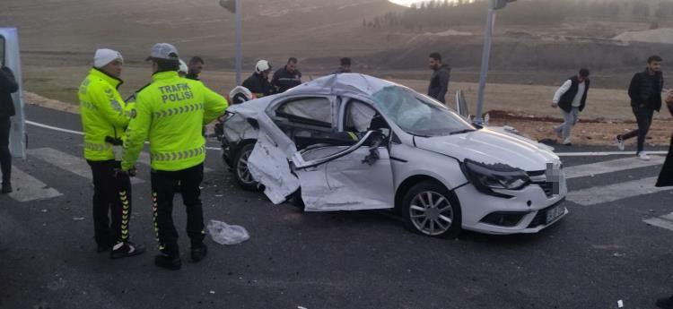 Mardin’de trafik kazası: 1 kişi hayatını kaybetti, 3 kişi yaralandı