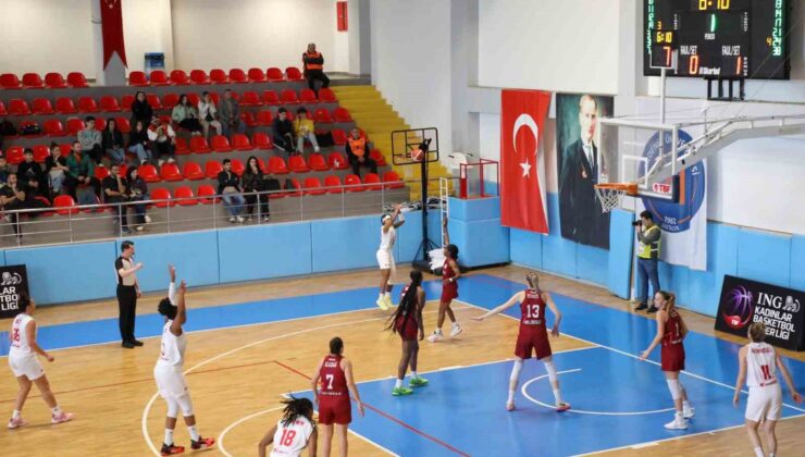 TKBL: Antalya Büyükşehir Belediyespor Toroslar Basketbol: 81- Melikgazi Kayseri Basketbol: 80