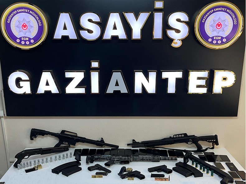 Gaziantep’te gerçekleştirilen asayiş operasyonunda 191 kişi gözaltına alındı ve tutuklandı