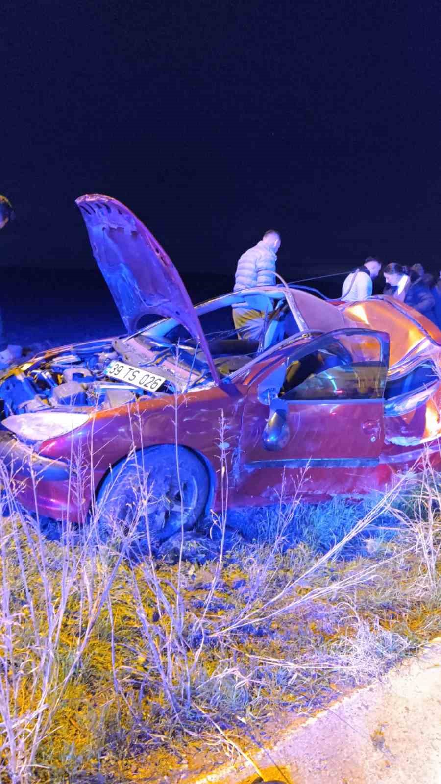 Lüleburgaz’da meydana gelen trafik kazası kolaylıkla atlatıldı