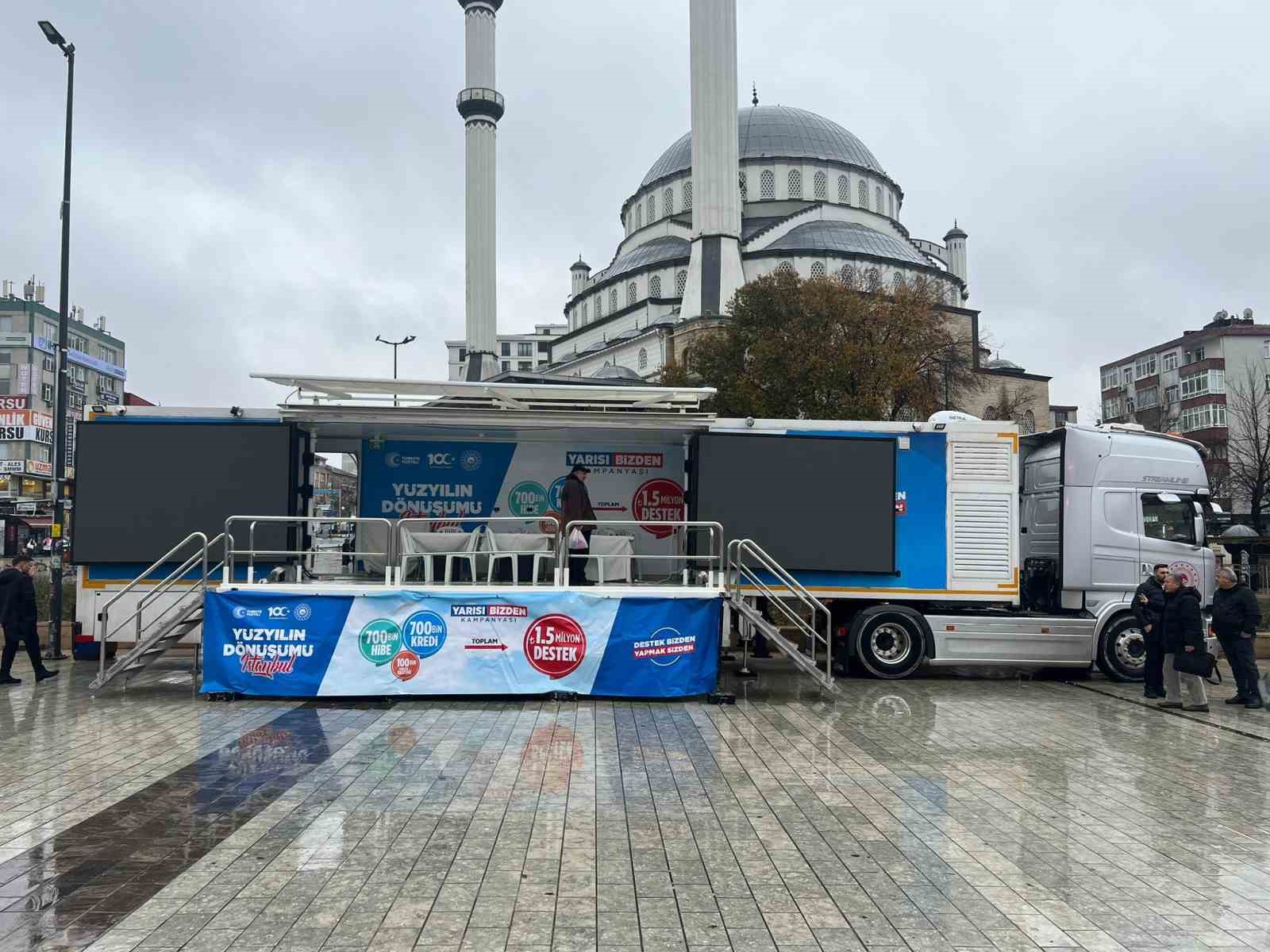 İstanbul’da ‘Yüzyılın Dönüşümü’ için bilgilendirme tırları yollarda