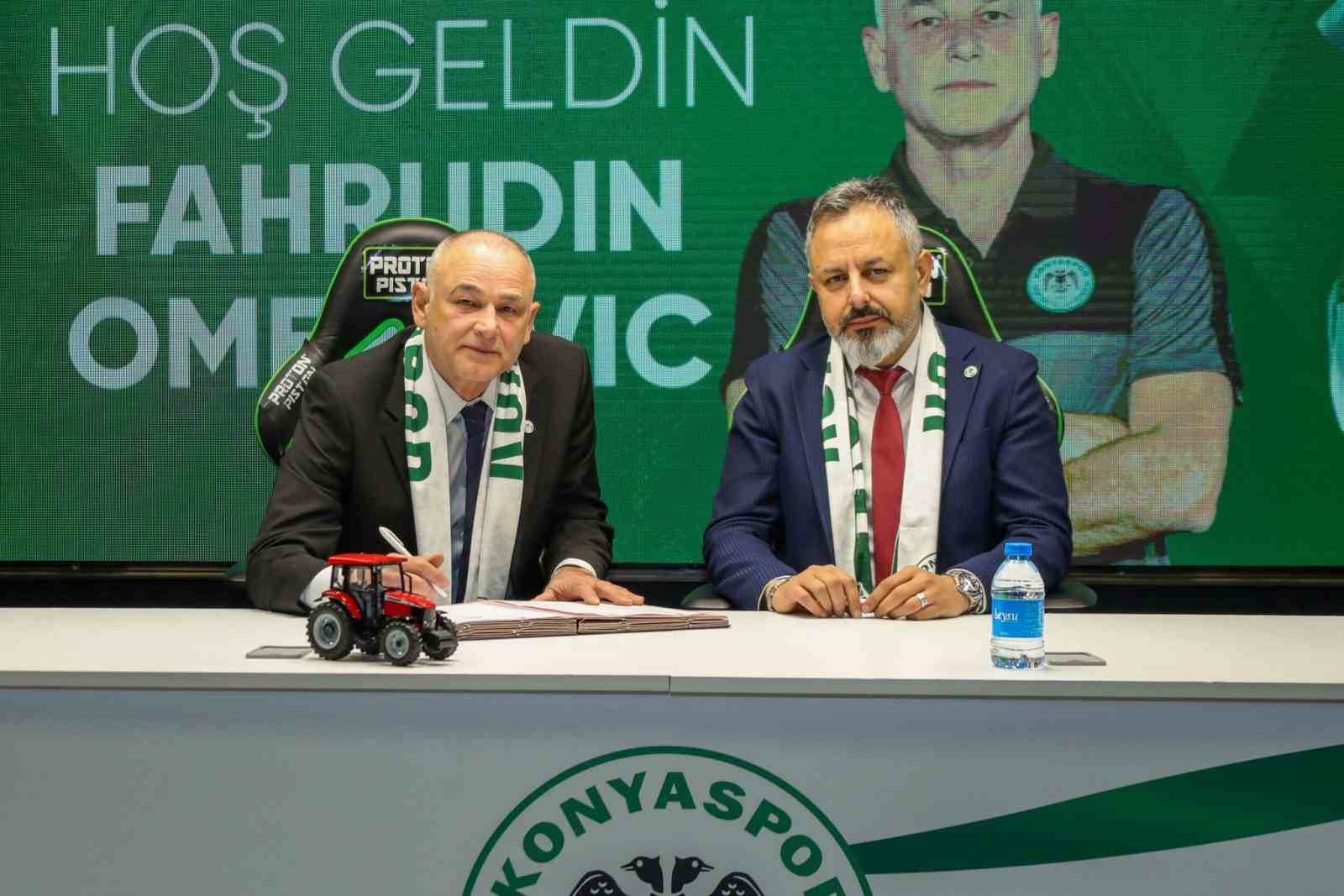 Fahrudin Omerovic ile anlaşma sağlanarak, Konyaspor yeni teknik direktörünü belirledi