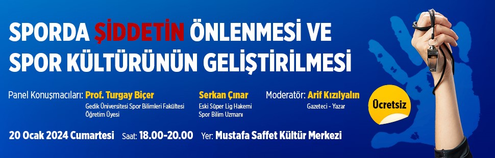 Ataşehir’de düzenlenecek toplantıda sporda şiddetin önlenmesi ele alınacak