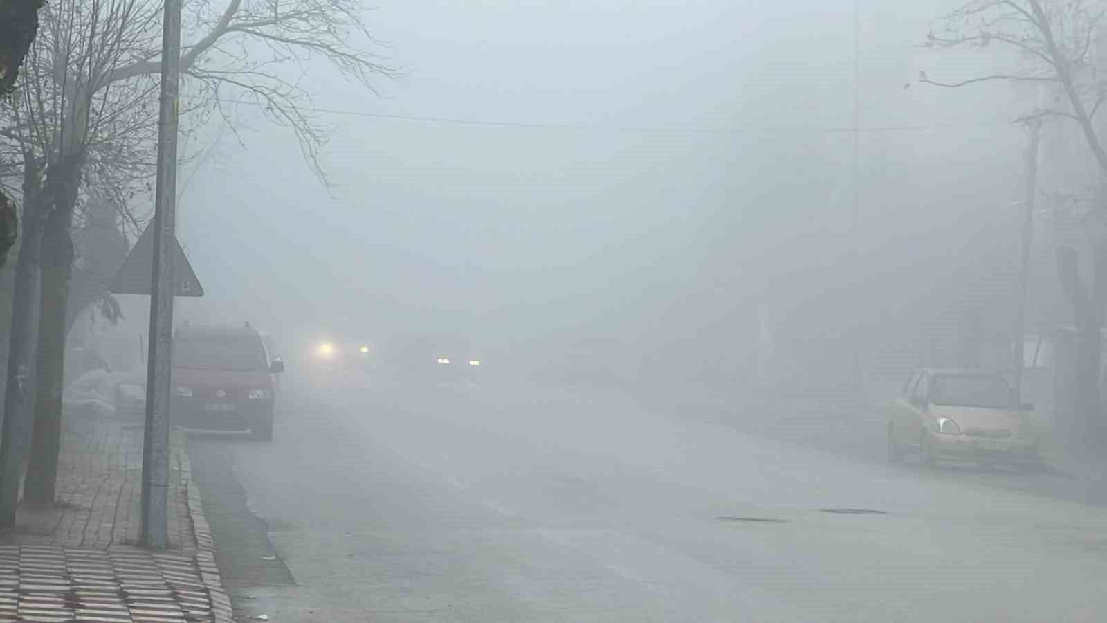 Sisli hava, günlük yaşamı olumsuz etkiledi