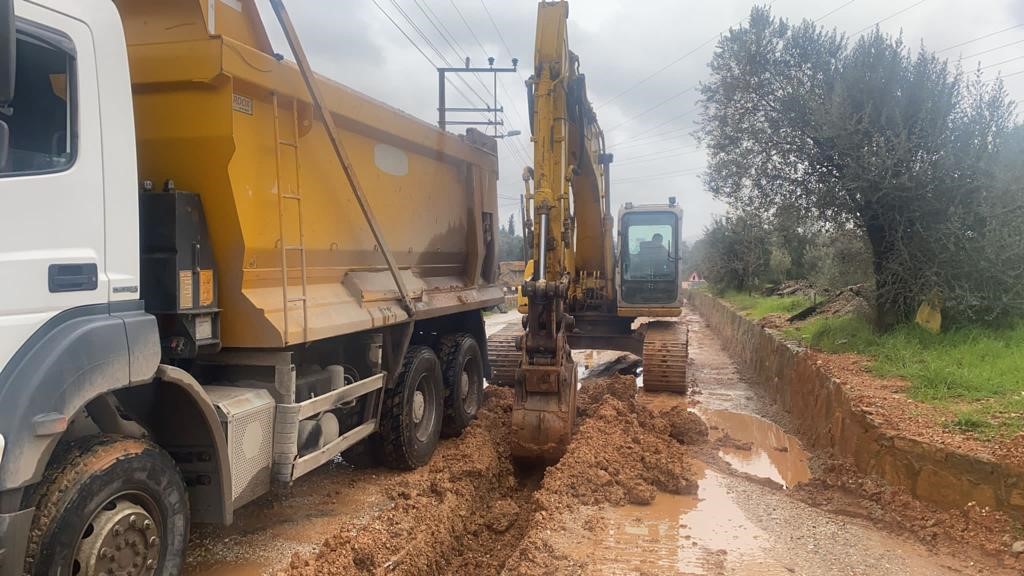 Bodrum Belediyesi, Kızılağaç yolu üzerinde çalışmalara start verdi