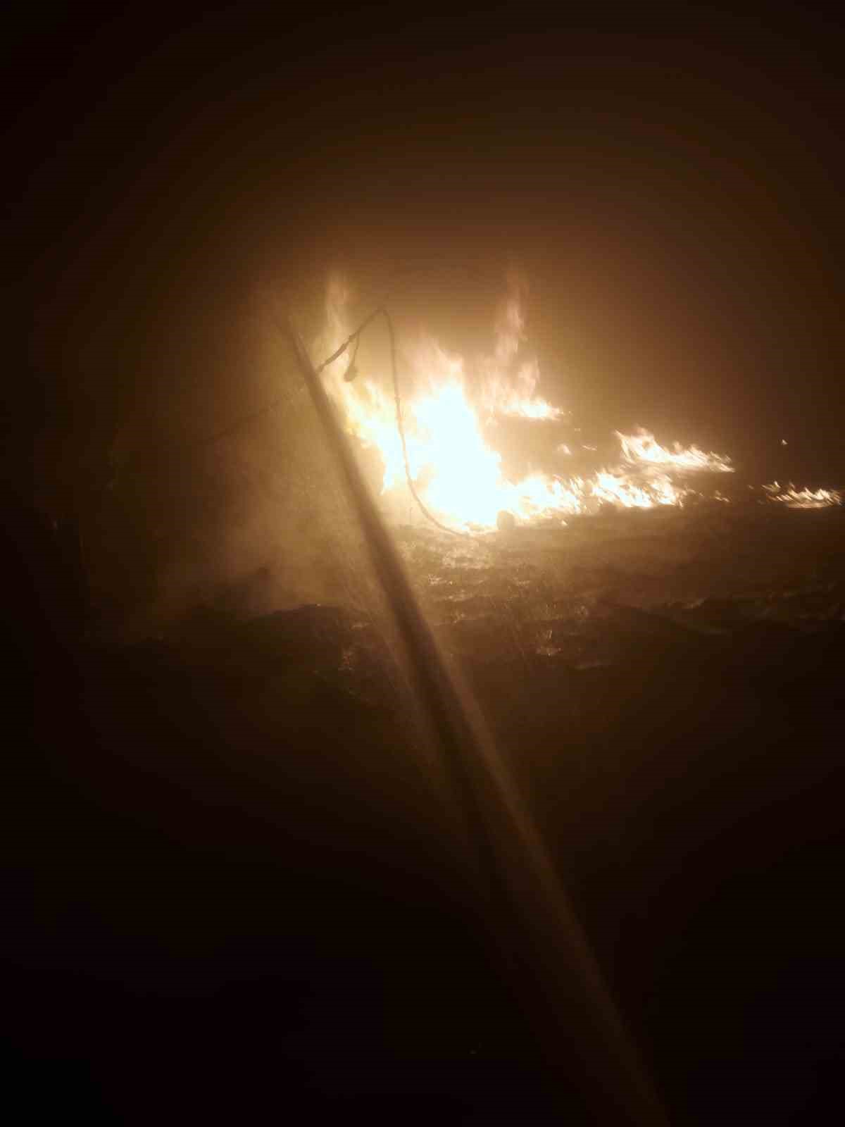 Çine’deki turşu fabrikasında büyük yangın çıktı!