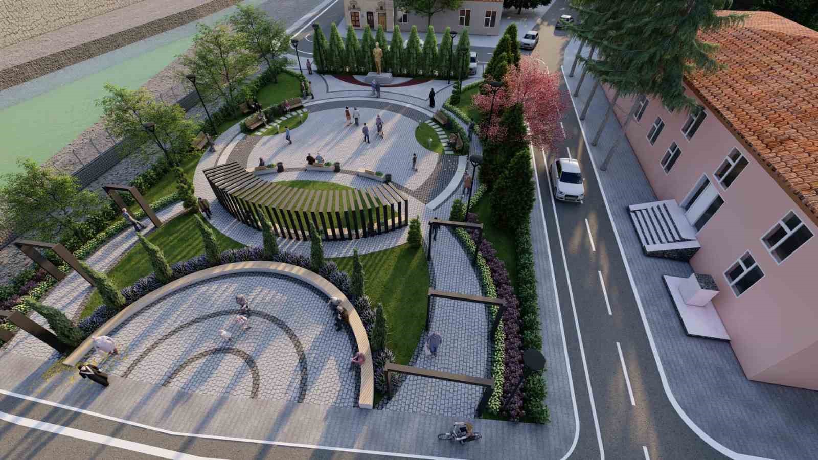 Ezine Zübeyde Hanım Kent Meydanı ve Atatürk Parkı ihalesi 2 Şubat’ta gerçekleşecek