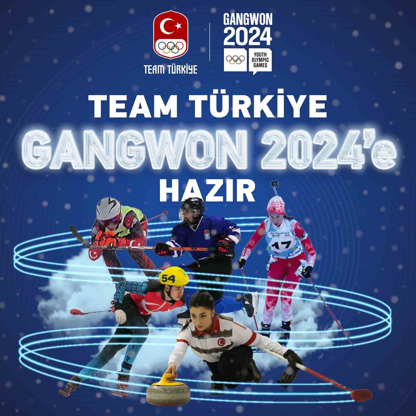 Türkiye’den 24 milli sporcu, Gangwon 2024 Kış Gençlik Olimpiyat Oyunları’nda yer alacak