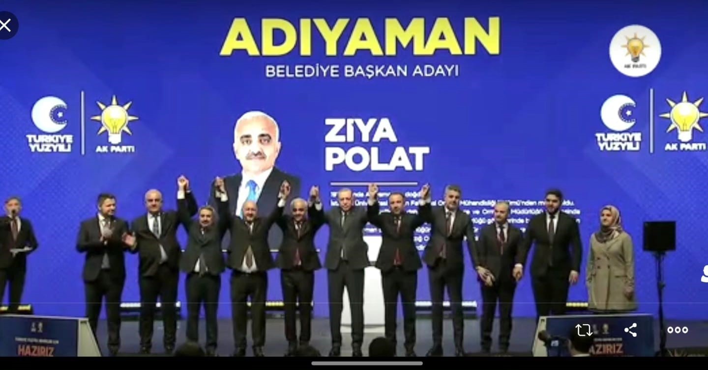 AK Parti Adıyaman İlinden Belediye Başkan Adayı Ziya Polat olarak belirlendi