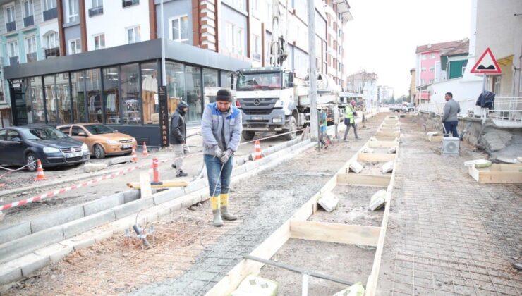 Hacı Hıfzı Emer Caddesindeki çalışmalar hala devam ediyor