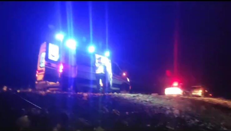 Mardin’de kontrolü kaybeden araç şarampole yuvarlandı: 5 kişi yaralandı