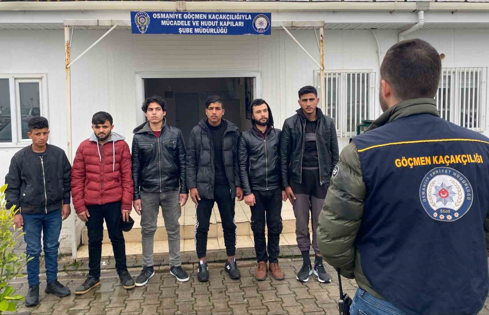 Osmaniye’de 6 kaçak göçmen yakalandı: İşte detaylar!
