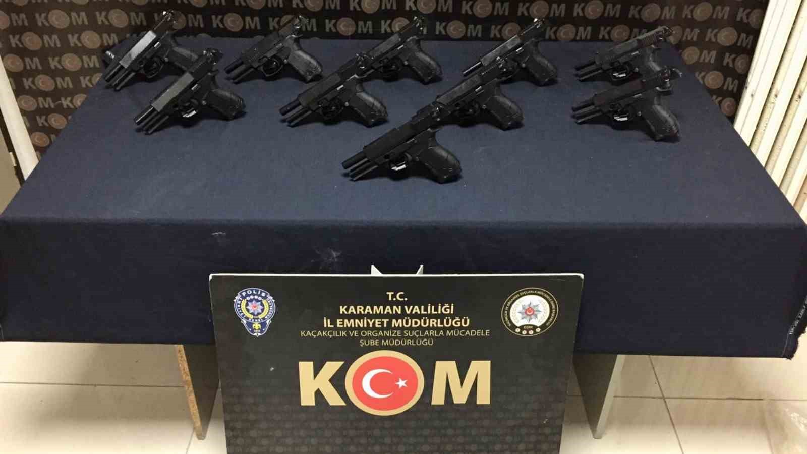 Karaman’da silah operasyonu