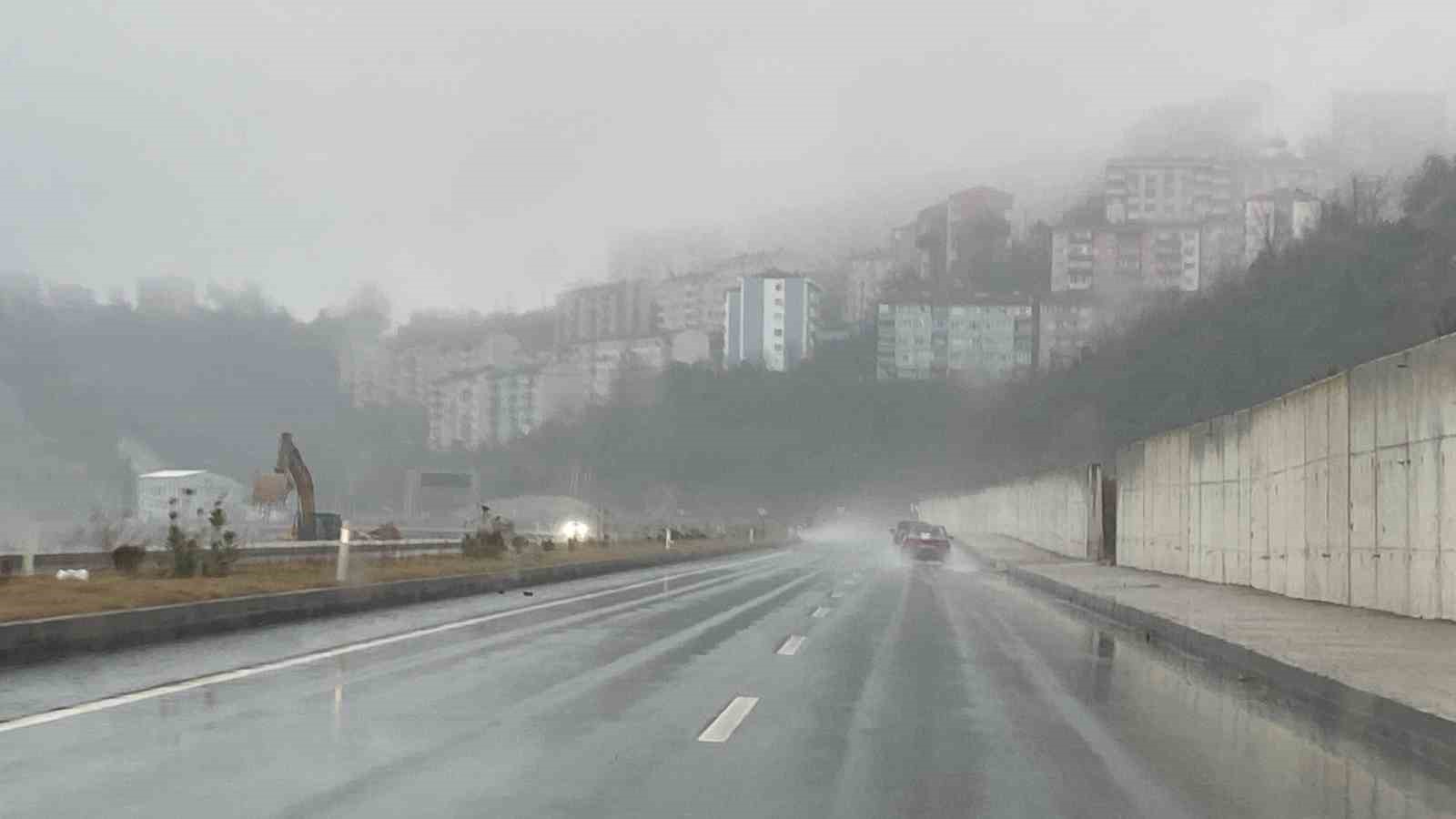Hava Durumu Zonguldak’ta Etkili Olan Sis Ve Yağış