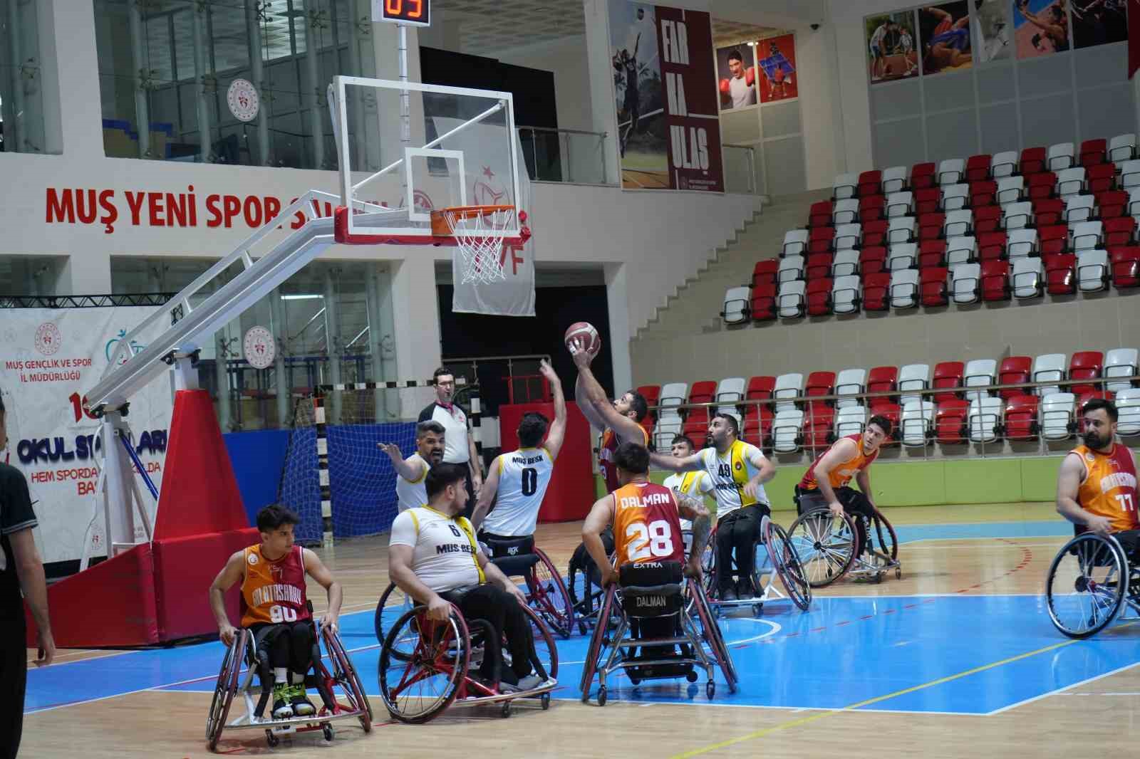 Tekerlekli Sandalye Basketbol Süper Ligi: Muş BESK: 57 – Galatasaray: 77