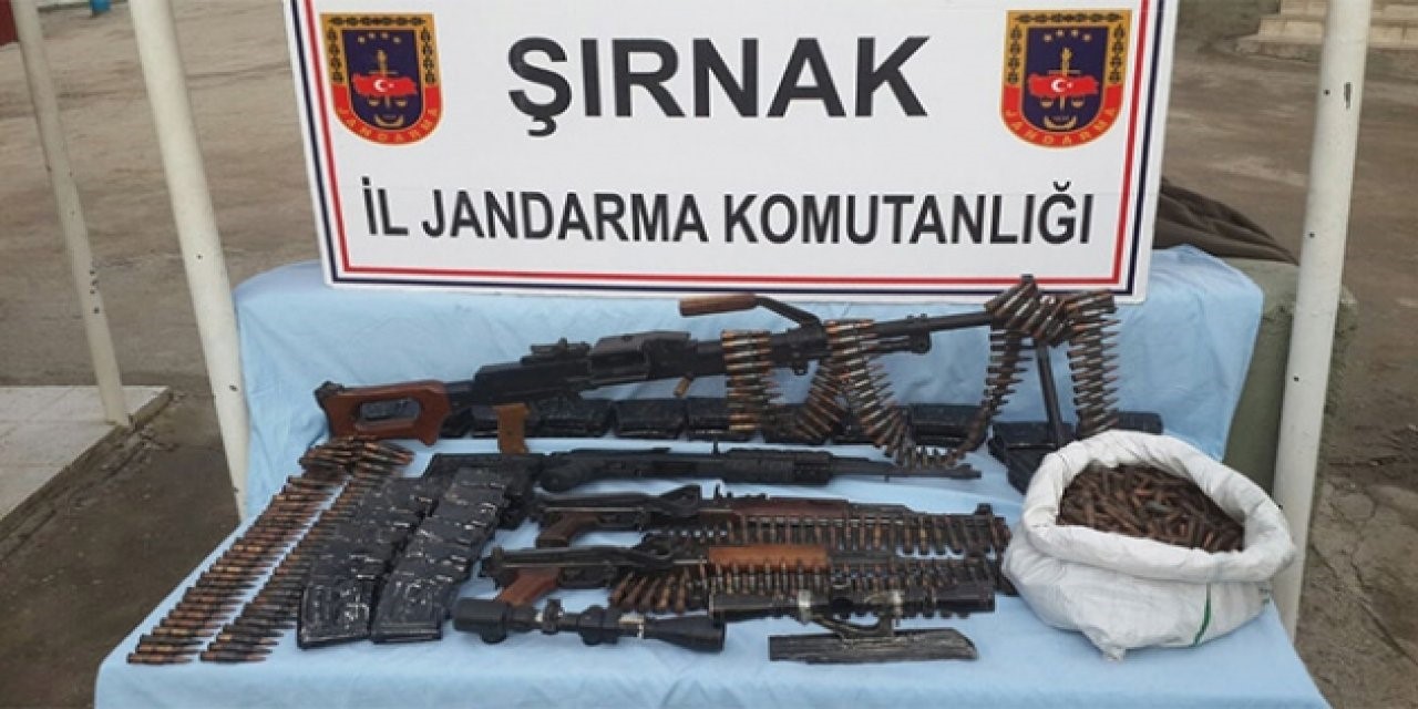 Şırnak ilinde son 6 ayda toplamda 114 tabanca ve önemli miktarda malzeme yakalandı.