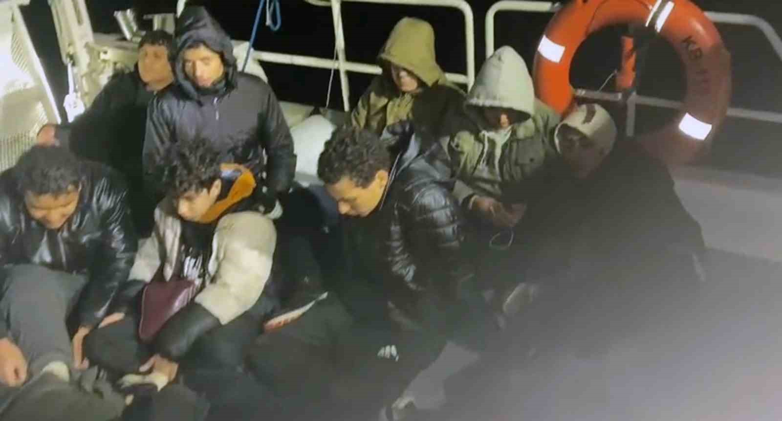 “Marmaris kıyılarında 13 kaçak göçmen kurtarıldı”