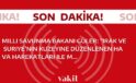 Milli Savunma Bakanı Güler: “Irak ve Suriye’nin kuzeyine düzenlenen hava harekatları ile mağara, barınak, petrol tesislerinden oluşan 78 hedef imha edilmiş, 77 terörist etkisiz hale getirilmiştir.”