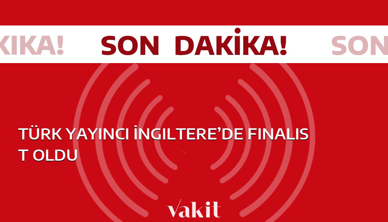 Türk yayıncı, İngiltere’de finale kalarak başarı elde etti