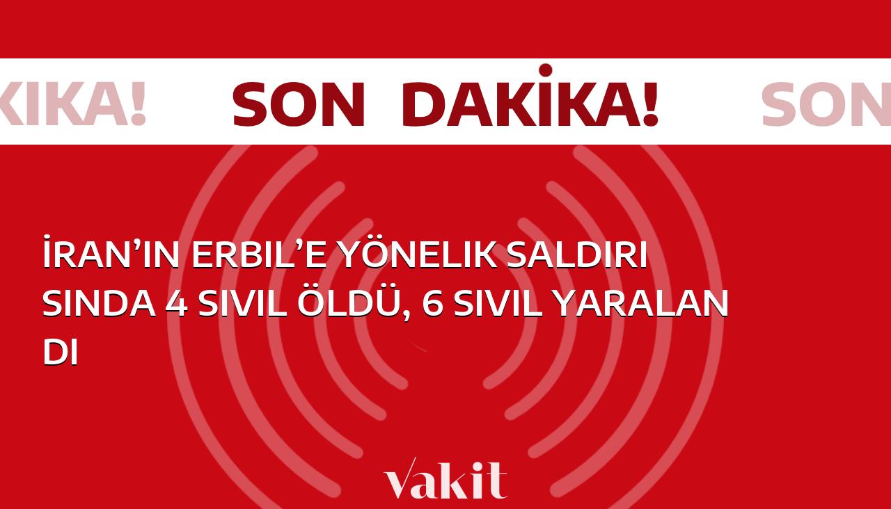 Iran’ın Erbil’e düzenlediği saldırıda 4 masum hayatını kaybetti, 6 kişi yaralandı