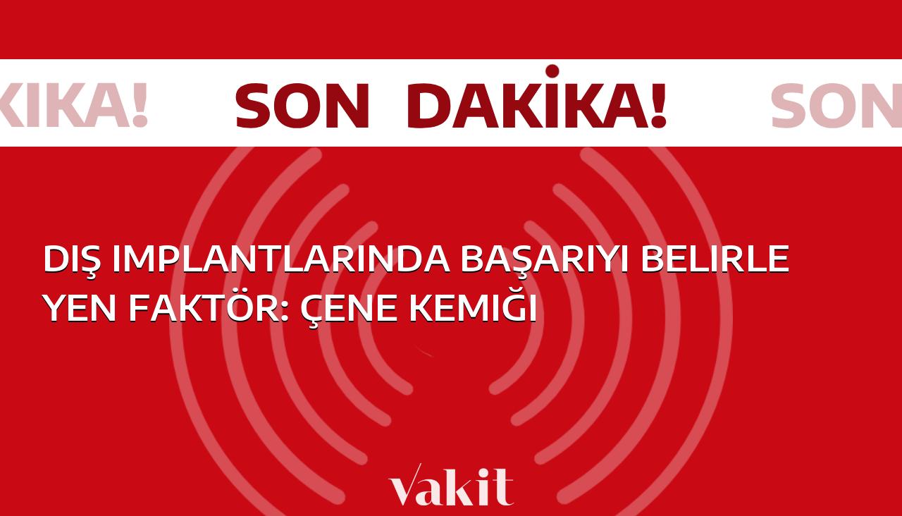 Diş implantlarında başarının anahtarı: Çene kemiği