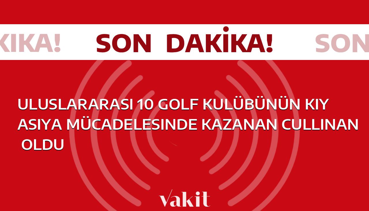 Uluslararası 10 golf kulübünün mücadelesinde zafer Cullinan’ın oldu