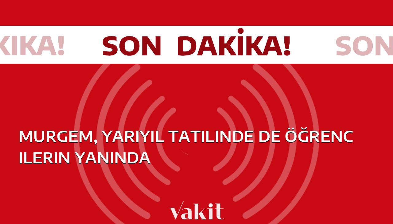 Murgem, yarıyıl tatilinde de öğrencilerin yanında kalıyor