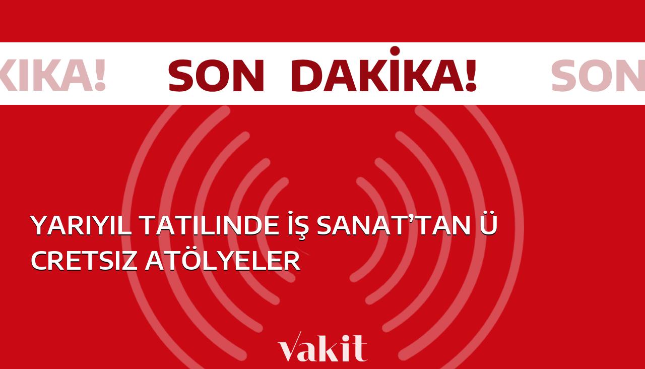 İş Sanat, yarıyıl tatilinde ücretsiz atölye çalışmaları düzenliyor