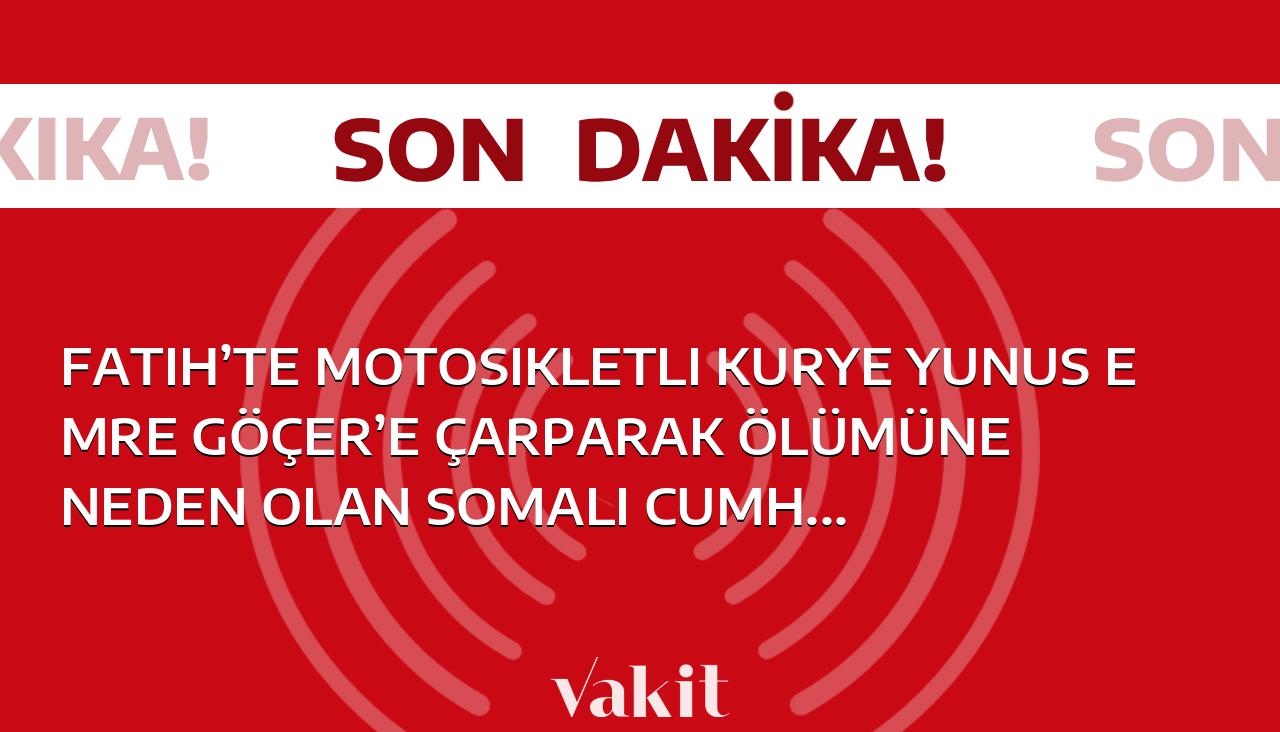 Fatih’te motosikletli kurye Yunus Emre Göçer’e çarparak ölümüne neden olan Somali Cumhurbaşkanı’nın oğlunun yargılandığı davada mütalaa açıklandı. Savcılık, sanığın ’taksirle ölüme neden olma’ suçundan 6 yıla kadar hapis cezasına çarptırılmasını talep etti.