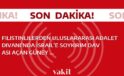 Filistinlilerin, Güney Afrika’nın Uluslararası Adalet Divanı’nda İsrail’e karşı soykırım davası açmasıyla desteklendiği bir haber.