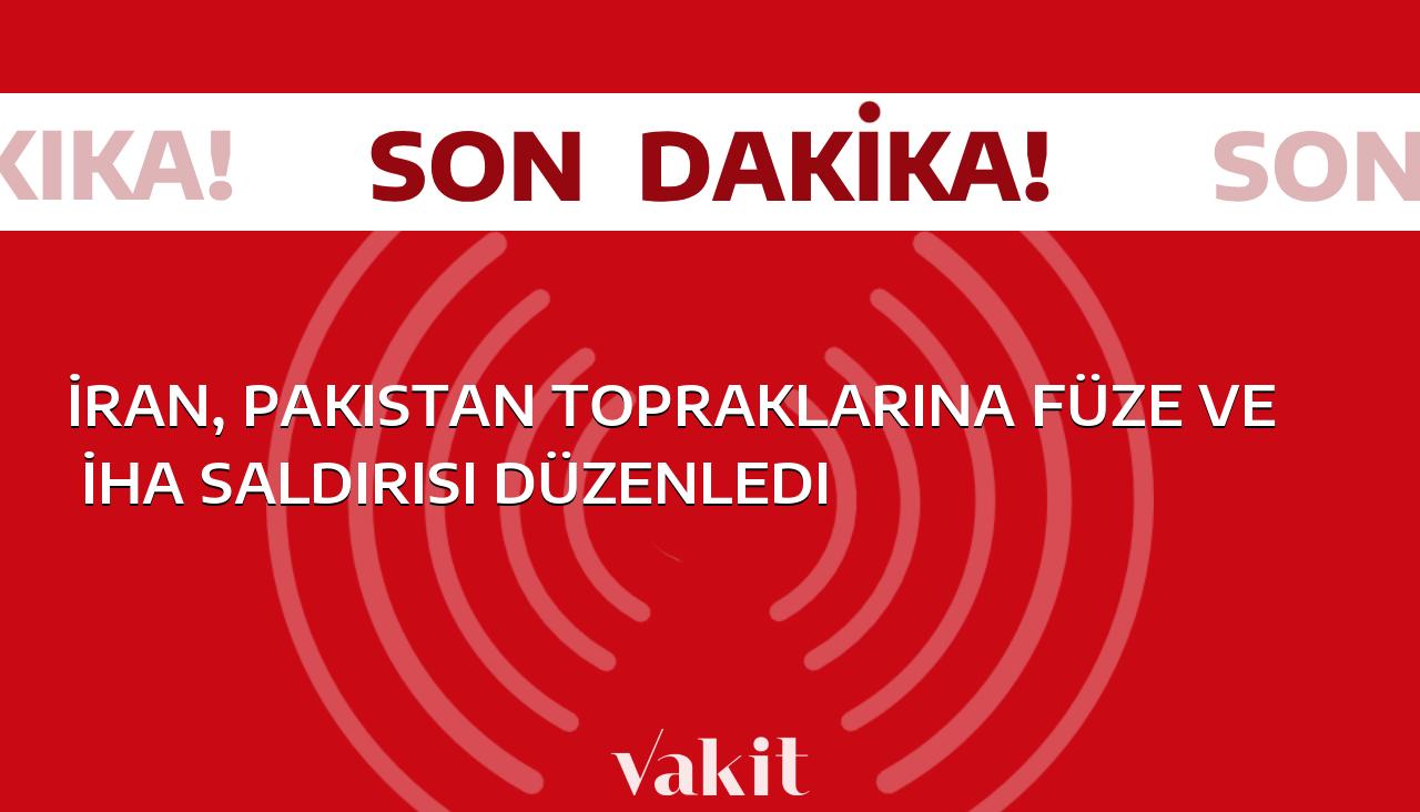 Türkçe özgün başlık: “İran, Pakistan sınırlarını hedef alan füze ve İHA saldırısı gerçekleştirdi”