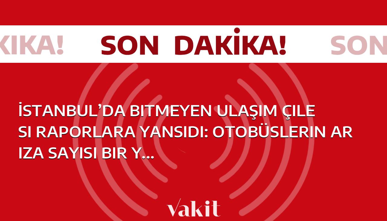 İstanbul’da Ulaşım Sorunları Bitmek Bilmiyor: Otobüslerin Arıza Sayısı Yüzde 56,77 Artarak Rekor Kırdı