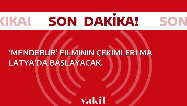 ‘Mendebur’ filmiyle Malatya, çekimlere ev sahipliği yapacak.