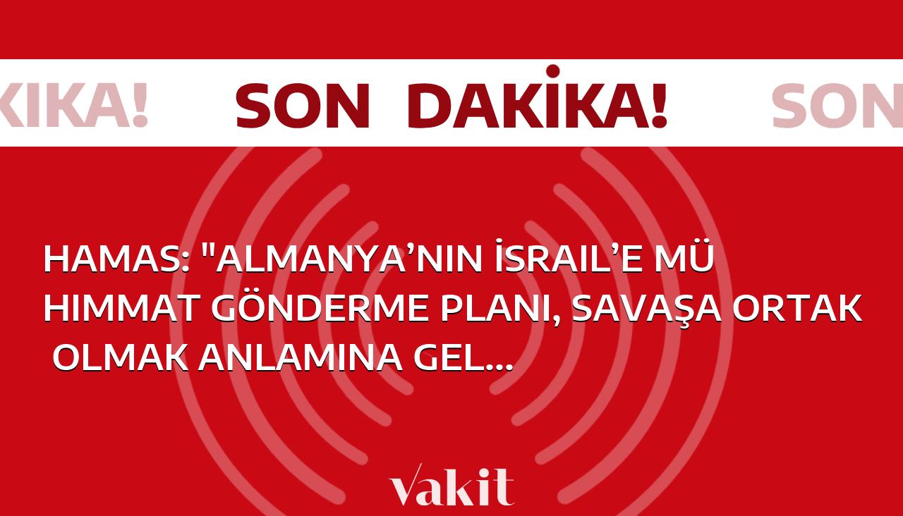 Uzmanlar Hamas’ın Almanya’nın İsrail’e silah gönderme planına ilişkin sert tepkisini değerlendiriyor