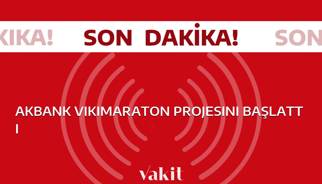 Akbank, VikiMaraton girişimiyle fark yaratıyor.